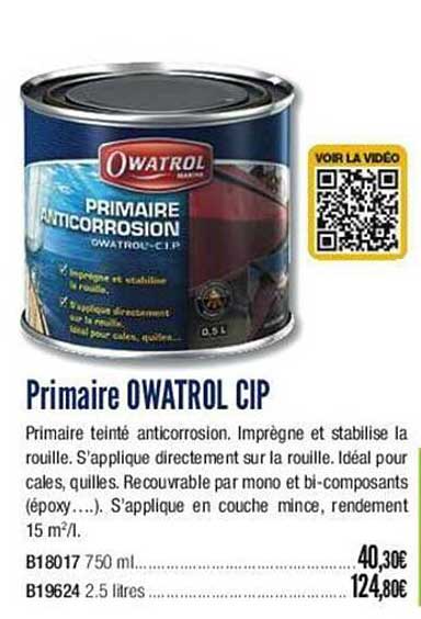 primaire owatrol cip
