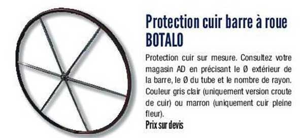 protection cuir barre à roue botalo
