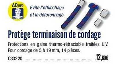 protège terminaison de cordage