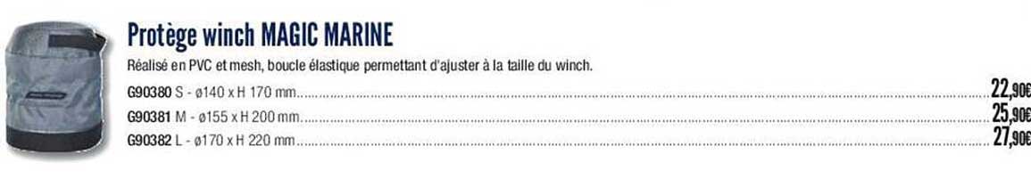 protège winch magic marine