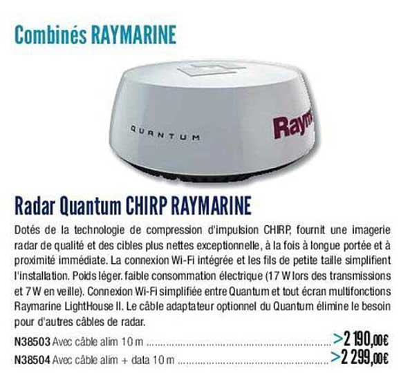 radar quantum chirp raymarine