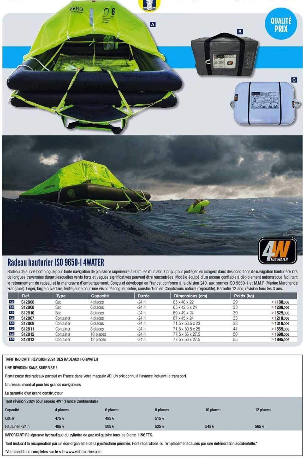 Radeau Hauturier Iso 9650-i 4water