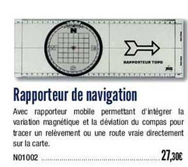 rapporteur de navigation