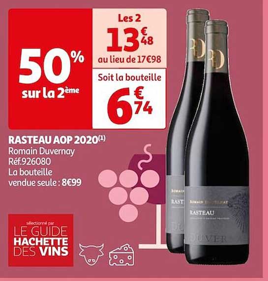 rasteau aop  2020 romain duvernay