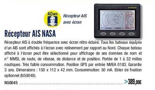 récepteur ais nasa