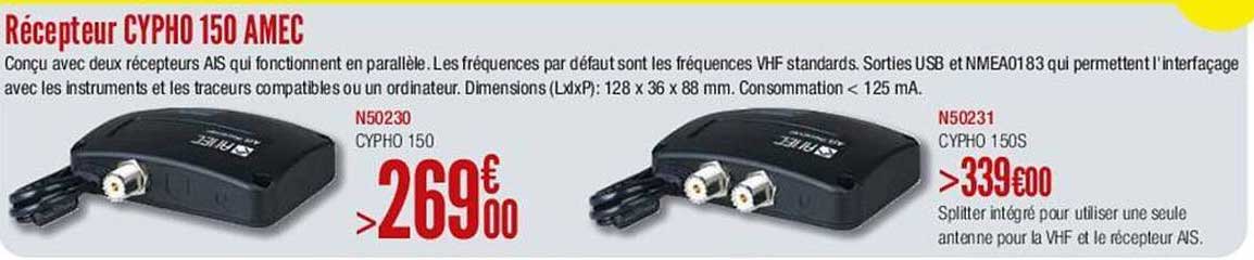 récepteur cypho 150 amec