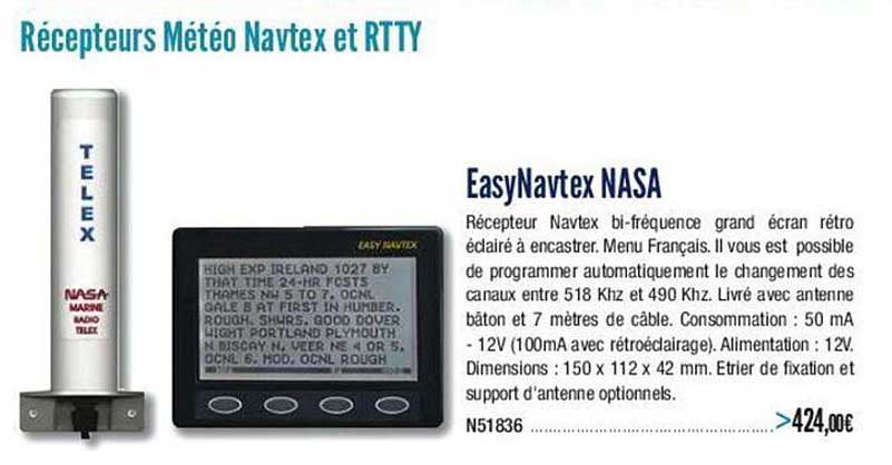 Récepteurs Météo Navtex Et Rtty : EasyNavtex Nasa