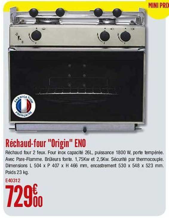 réchaud-four "origin" eno