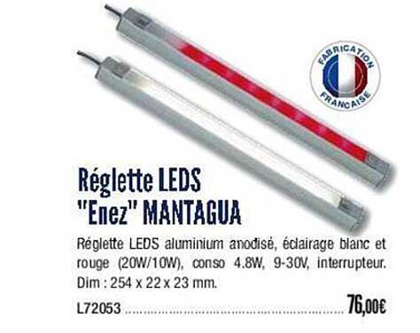 Réglette Leds "enez" Mantagua
