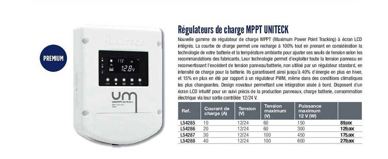 régulateurs de charge mppt uniteck