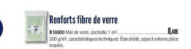 renforts fibre de verre