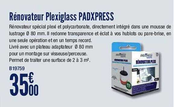 rénovateur plexiglas padxpress