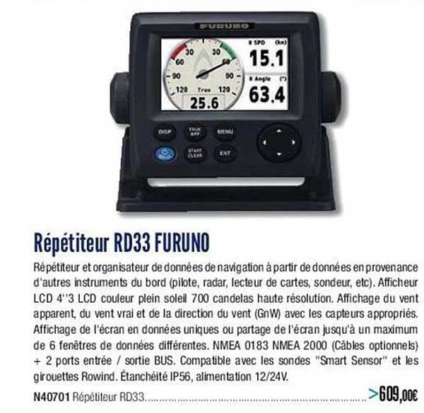 répétiteur rd33 furuno