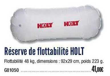 réserve de flottabilité holt
