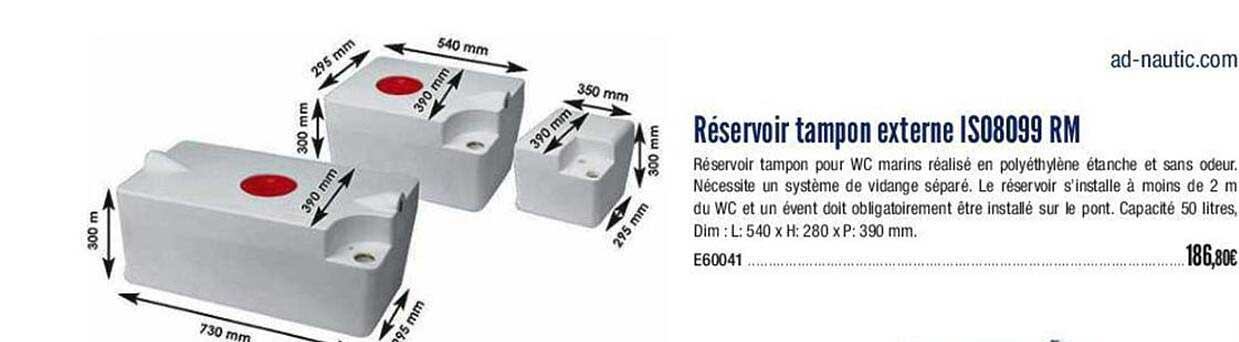 réservoir tampon externe iso8099 rm