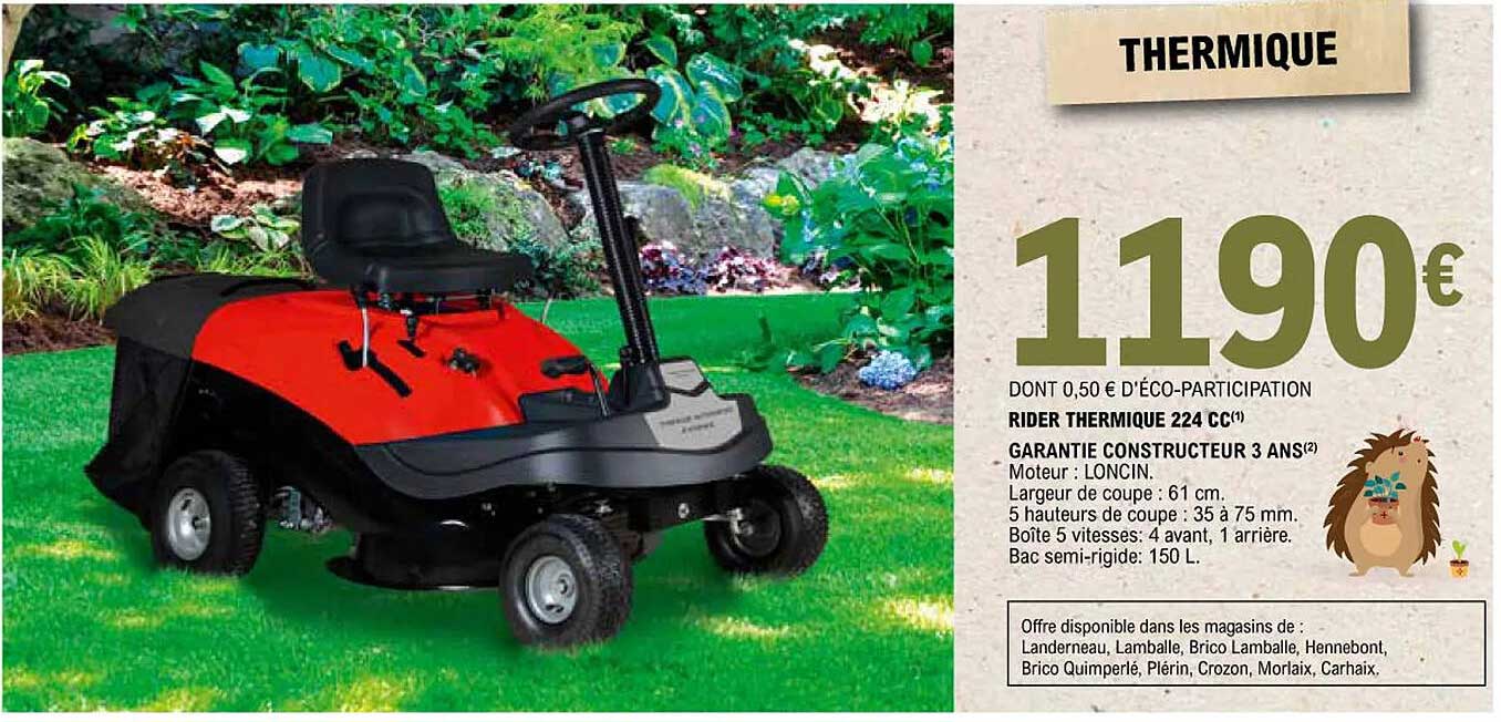 rider thermique 224 cc