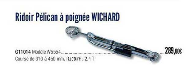 ridoir pélican à poignée wichard