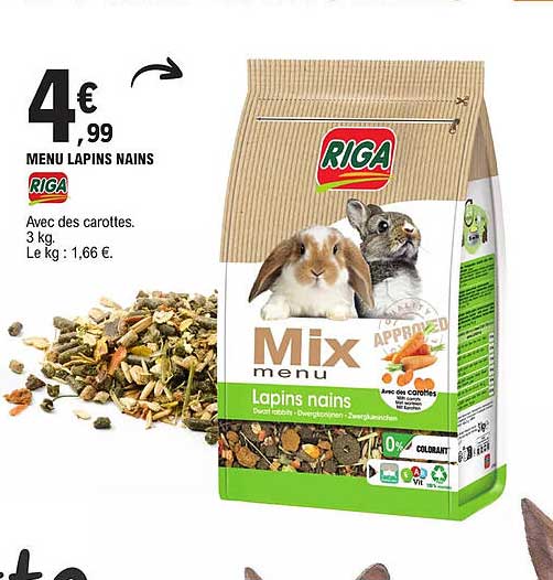 riga menu lapins nains