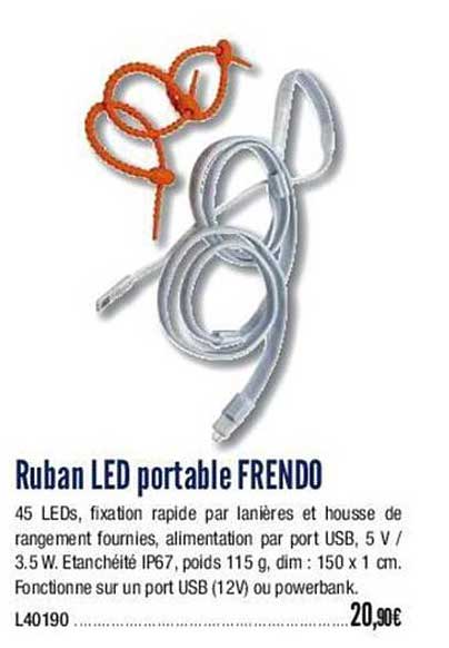 ruban led portable frendo