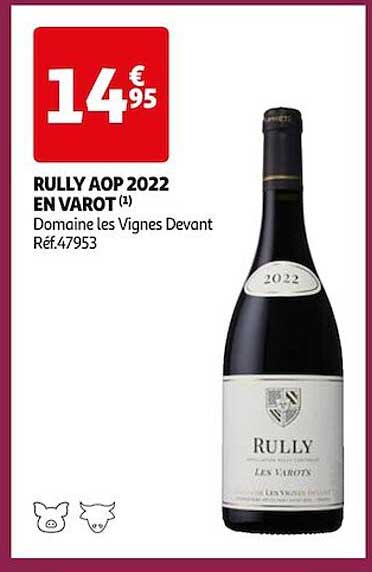 rully aop 2022 en varot domaine les vignes devant