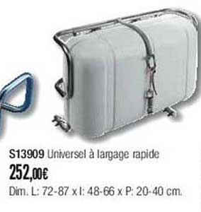 S13909 Universel à Largage Rapide