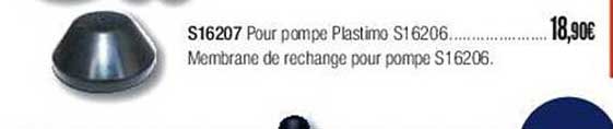 s16207 pour pompe plastimo s16206