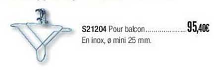 S21204 Pour Balcon
