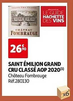 saint émilion grand cru classé aop 2020 château fombrauge