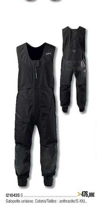 salopette unisexe, coloris