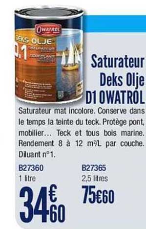 saturateur deks olje d1 owatrol