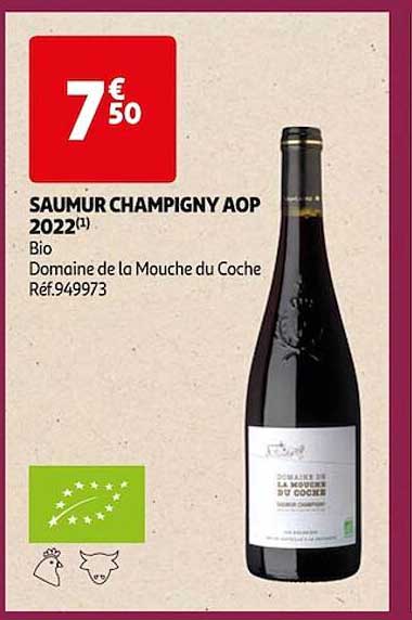 saumur champigny aop 2022 bio domaine de la mouche du coche