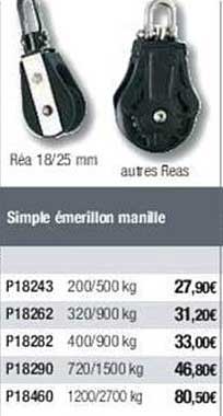 simple émerillon manille