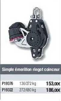 Simple émerillon Ringot Coinceur
