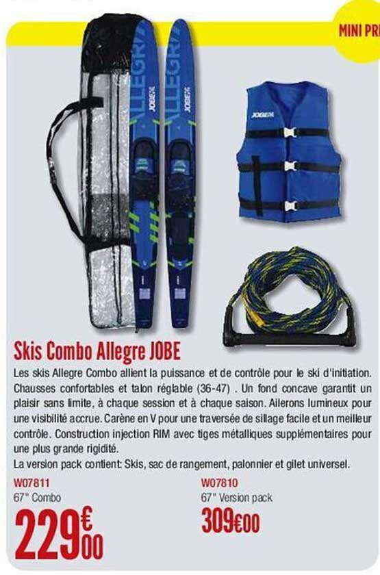 skis combo allegre jobe
