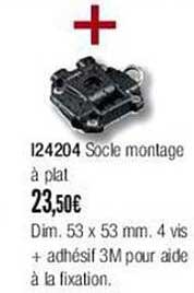 Socle Montage à Plat