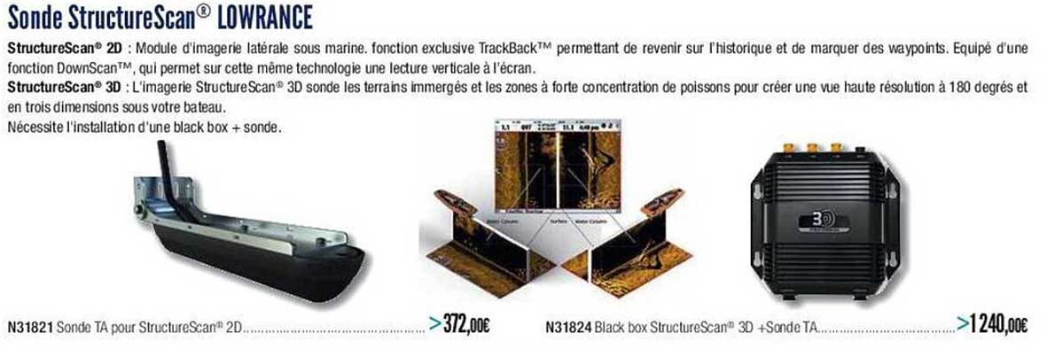 sonde structurescan lowrance