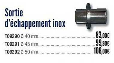 Sortie D'échappement Inox