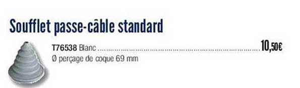 soufflet passe-câble standard