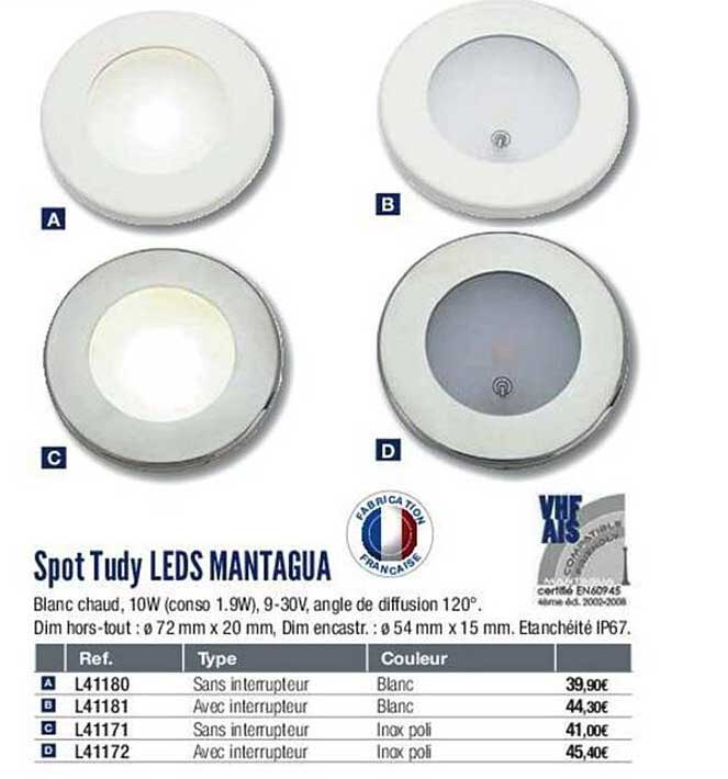 spot tudy leds mantagua