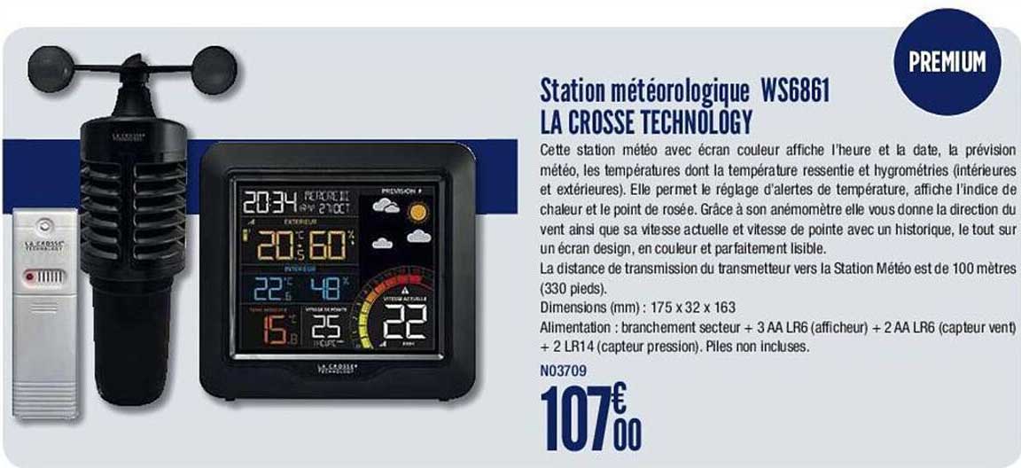 station météorologique ws6861 la crosse technology