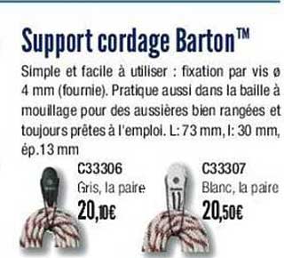 support cordage barton