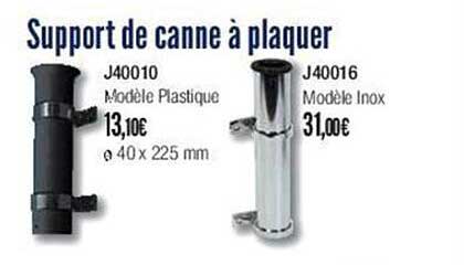 support de canne à plaquer