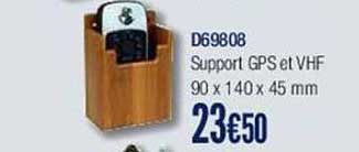support gps et vhf 90 x 140 x 45 mm