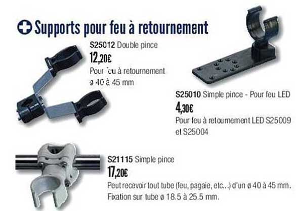 supports pour feu à retournement