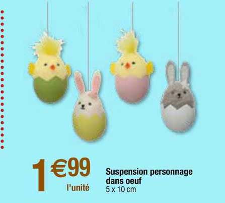 suspension personnage dans œuf