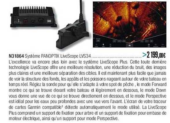 système panoptix livescope lvs34