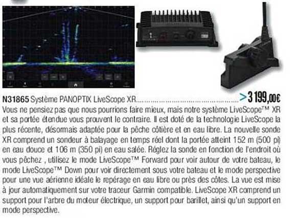 système panoptix livescope xr
