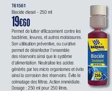 T61561 Biocide Diesel - 250 Ml