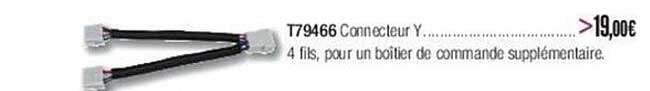 t79466 connecteur y 4 fils