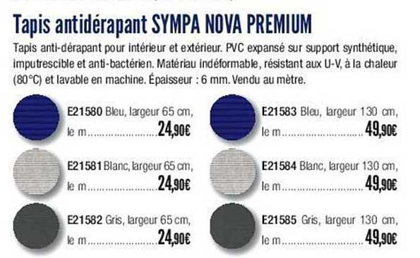 Tapis Antidérapant Sympa Nova Premium